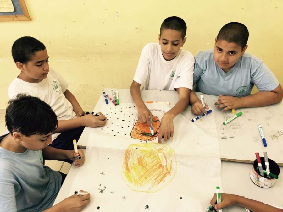 يوم فعاليّات حَوْلَ مَوْضوعِ "الفَضاء" في مَدْرَسَة أجْيال الاِبْتِدائِيّة